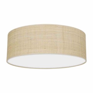 Lampa sufitowa MARSHALL WHITE / RATTAN 3xE27 Ø50cm