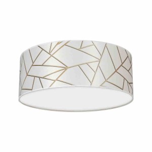 Lampa sufitowa ZIGGY WHITE White/Gold 2xE27 Ø40cm