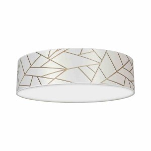 Lampa sufitowa ZIGGY WHITE White/Gold 3xE27 Ø50cm
