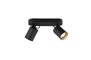 Pago lampa sufitowa (spot) 2-punktowa czarna 803500232