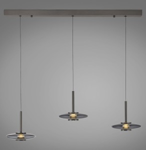 2083-15 PURE VITRU LAMPA WISZĄCA SZARY
