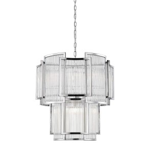 P0528-08A-F4AC SERGIO LAMPA WISZĄCA CHROME