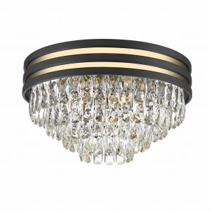 C0525-05A-P7D7 NAICA LAMPA SUFITOWA ZŁOTA&CZARNA/GOLD&BLACK