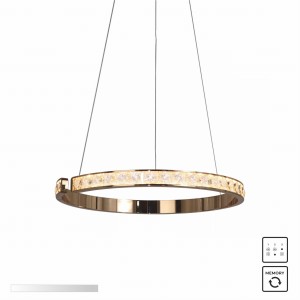 MD4996-1-3GBD MURIEL LAMPA WISZĄCA CZARNO-ZŁOTA/BLACK-GOLD