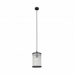 P0528-01F-P7AC SERGIO LAMPA WISZĄCA CZARNA/BLACK