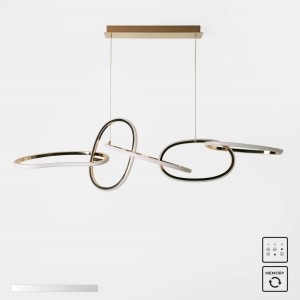 MD7361-5A-EGT CHOLET LAMPA WISZĄCA ZŁOTA/GOLD