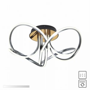 MX5520-4-3BBDT ABRO LAMPA SUFITOWA CZARNO-SZARO-ZŁOTA/BLACK-GREY-GOLD