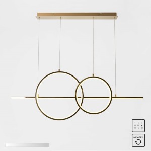 MD7358-2A-3GT CHOLET LAMPA WISZĄCA ZŁOTA/GOLD