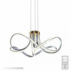MD5520-4-3BGBDT ABRO LAMPA WISZĄCA CZARNO-SZARO-ZŁOTA/BLACK-GREY-GOLD