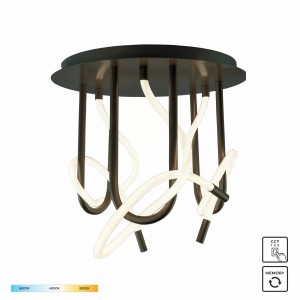 2023573-BK BALBO LAMPA SUFITOWA CZARNA/BLACK