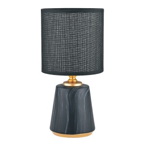 HS8605-BL LAMPA STOŁOWA CZARNY/ZŁOTY