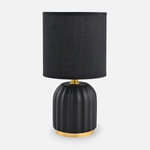 HS8723-BL LAMPA STOŁOWA CZARNY/ZŁOTY