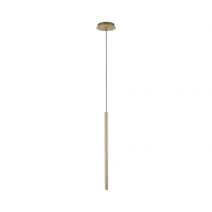 2111-60 FLUTE LAMPA WISZĄCA MATOWY MOSIĄDZ