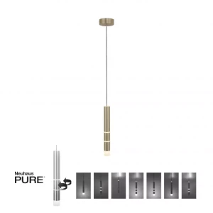 2211-60 PURE-VEGA LAMPA WISZĄCA MATOWY MOSIĄDZ
