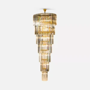 18006-69 LUXE LAMPA WISZĄCA ZŁOTA/GOLD