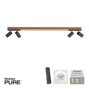 6121-79 PURE-LINES LAMPA SUFITOWA NATURALNE DREWNO