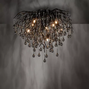 8091-18 ICICLE LAMPA SUFITOWA CZARNY