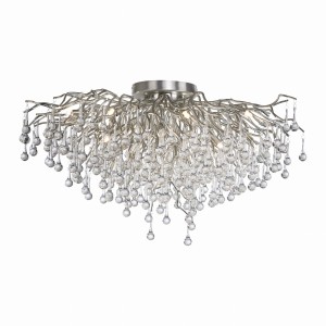 8092-55 ICICLE LAMPA SUFITOWA STALOWY