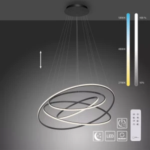 2124-13 TESSARA LAMPA WISZĄCA ANTRACYT