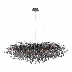 2031-18 ICICLE LAMPA WISZĄCA CZARNY