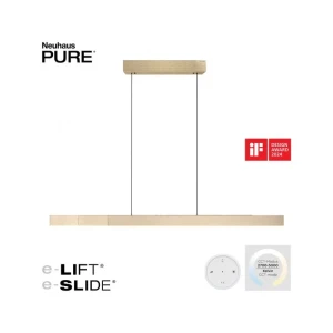 2545-60 PURE-MOTO-RISE LAMPA WISZĄCA MATOWY MOSIĄDZ