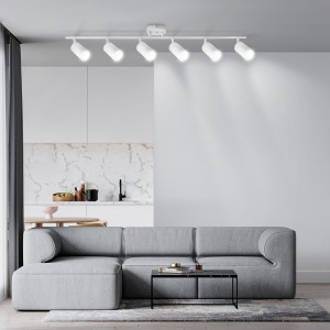 LAMPA SPOT 6xGU10 BIAŁA VOLO