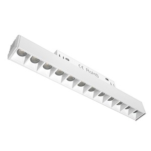 Lampa magnetyczna z diodami  12W 3000K DDCX-GS12-220 Biała