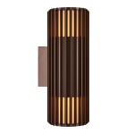 Lampa kinkiet ALUDRA DOUBLE WALL E27 SEASIDE METALLIC BROWN