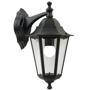 Lampa kinkiet CARDIFF DOWN E27 SORT