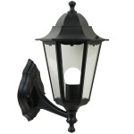 Lampa kinkiet CARDIFF UP E27 SORT