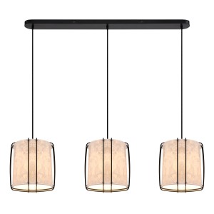 Lampa wisząca CARDINE 3-PENDEL E27 HVID