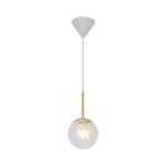 Lampa wisząca CHISELL 15 PENDEL E14 MESSING/KLAR