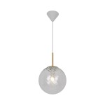 Lampa wisząca CHISELL 25 PENDEL E27 MESSING/KLAR