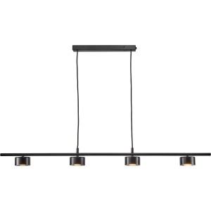 Lampa wisząca CLYDE 4-SKINNE LED SORT