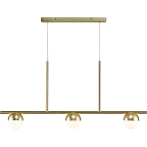 Lampa wisząca CONTINA 3-PENDEL G9 MESSING