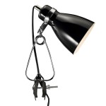 Lampa biurkowa CYCLONE KLEMSPOT E14 SORT