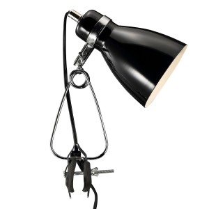 Lampa biurkowa CYCLONE KLEMSPOT E14 SORT