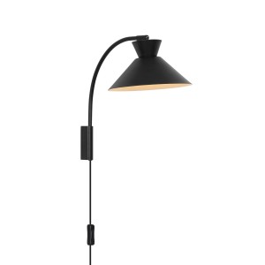 Lampa kinkiet DIAL E27 SORT