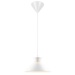 Lampa wisząca DIAL 25 PENDEL E27 HVID