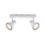 Lampa sufitowa EIK 2-SPOT GU10 HVID
