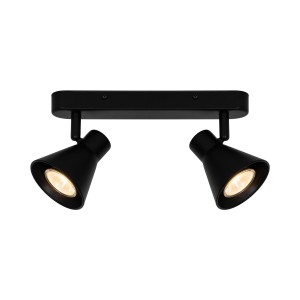 Lampa sufitowa EIK 2-SPOT GU10 MAT SORT