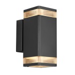 Lampa kinkiet ELM DOBBELT GU10 SORT