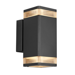 Lampa kinkiet ELM DOBBELT GU10 SORT