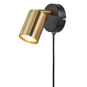 Lampa kinkiet EXPLORE GU10 MESSING