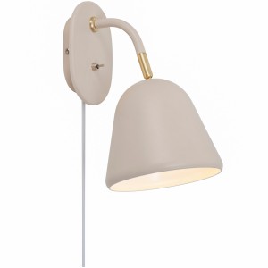 Lampa kinkiet FLEUR E14 BEIGE