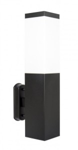 Lampa kinkiet Inox Kwadratowa Black SS802-A BL