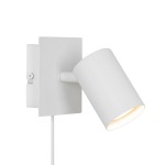 Lampa kinkiet FRIDA SPOT GU10 HVID
