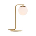 LAMPA STOŁOWA GRANT BORD E14 MESSING