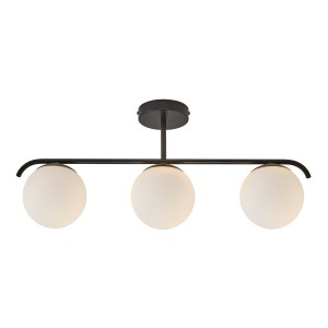 Lampa sufitowa GRANT 3-PENDEL E14 SORT