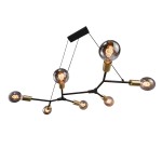 Lampa wisząca JOSEFINE 7-PENDEL E27 SORT